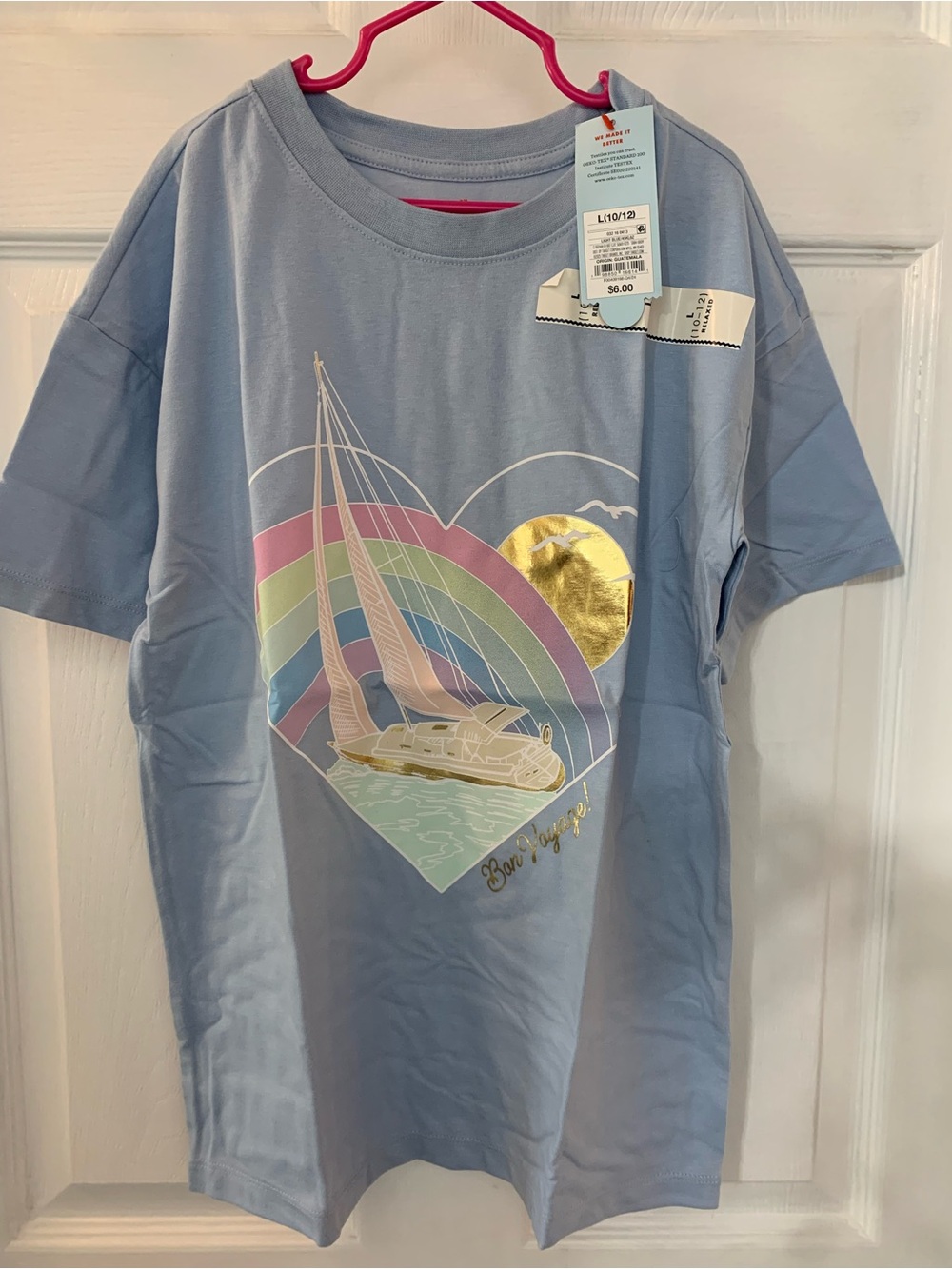 Cat & Jack NWT’s girl’s size large 19/12 graphic tee